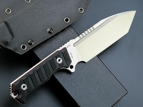Miniatura 3 de Eafengrow EF135 Cuchillo de hoja fija DC53 Hoja de acero G10 Mango Full Tang Heavy Duty EDC Cuchillos rectos para trabajar en el campo, camping,