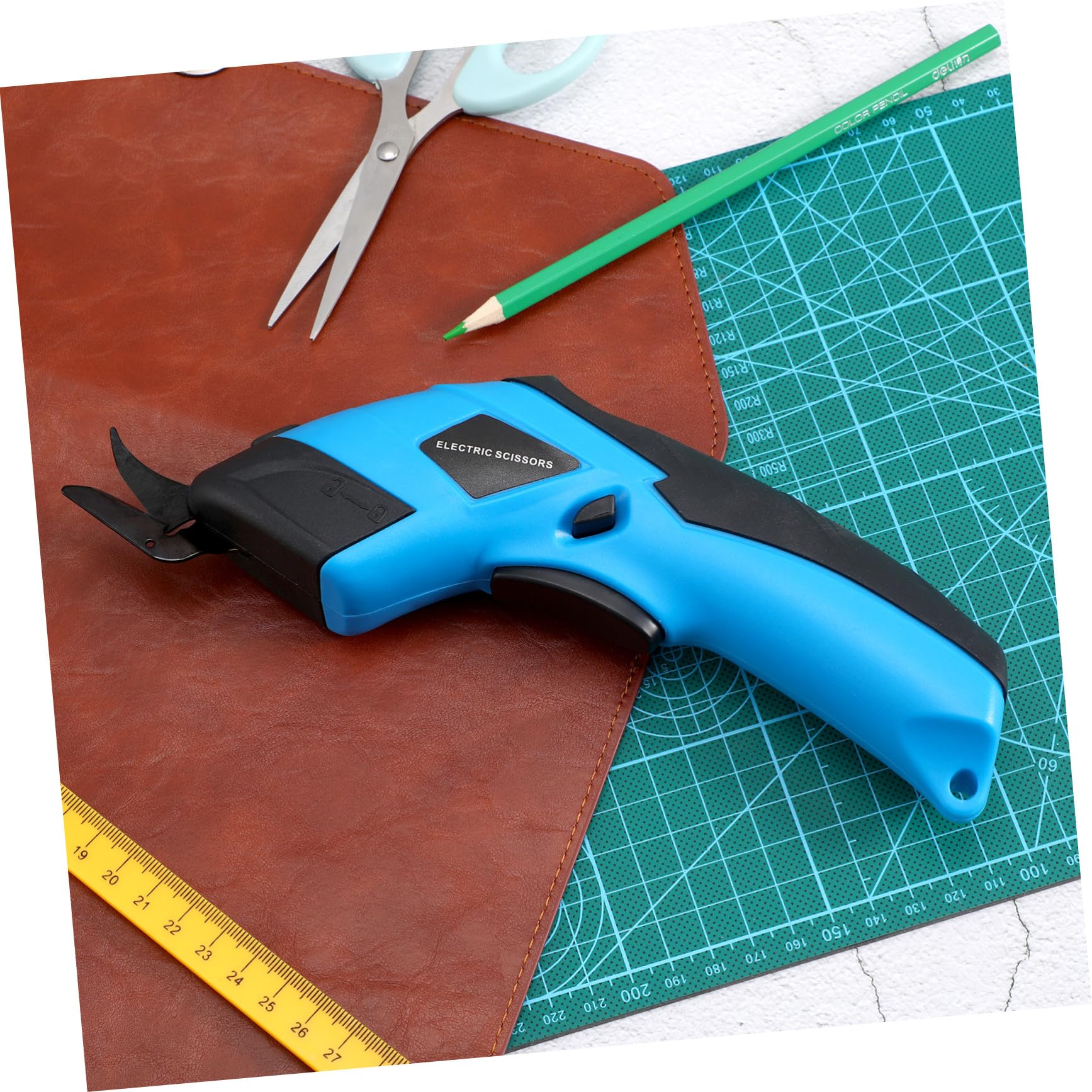 Tijeras Eléctricas para Tela Recargables Inalámbricas 3.6v Acero Manganeso Ergonómicas para Cortar Tela y Cartón Uso Manual Manualidades y Costura Hogar Oficina