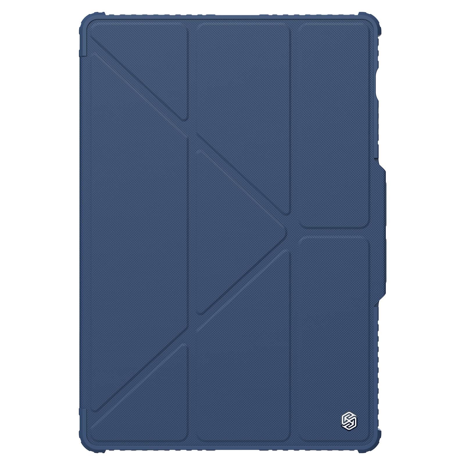 Nillkin Bumper Leather Multi-Angle Folding Style Case for Samsung Galaxy Tab S9 Ultra (14.6" Inch) Slider Camera Protection Camshield, Stand Smart Wake & Sleep Pencil Holder (Blue) (B0CN1PDR87) Amazon Price History, Amazon Price Tracker