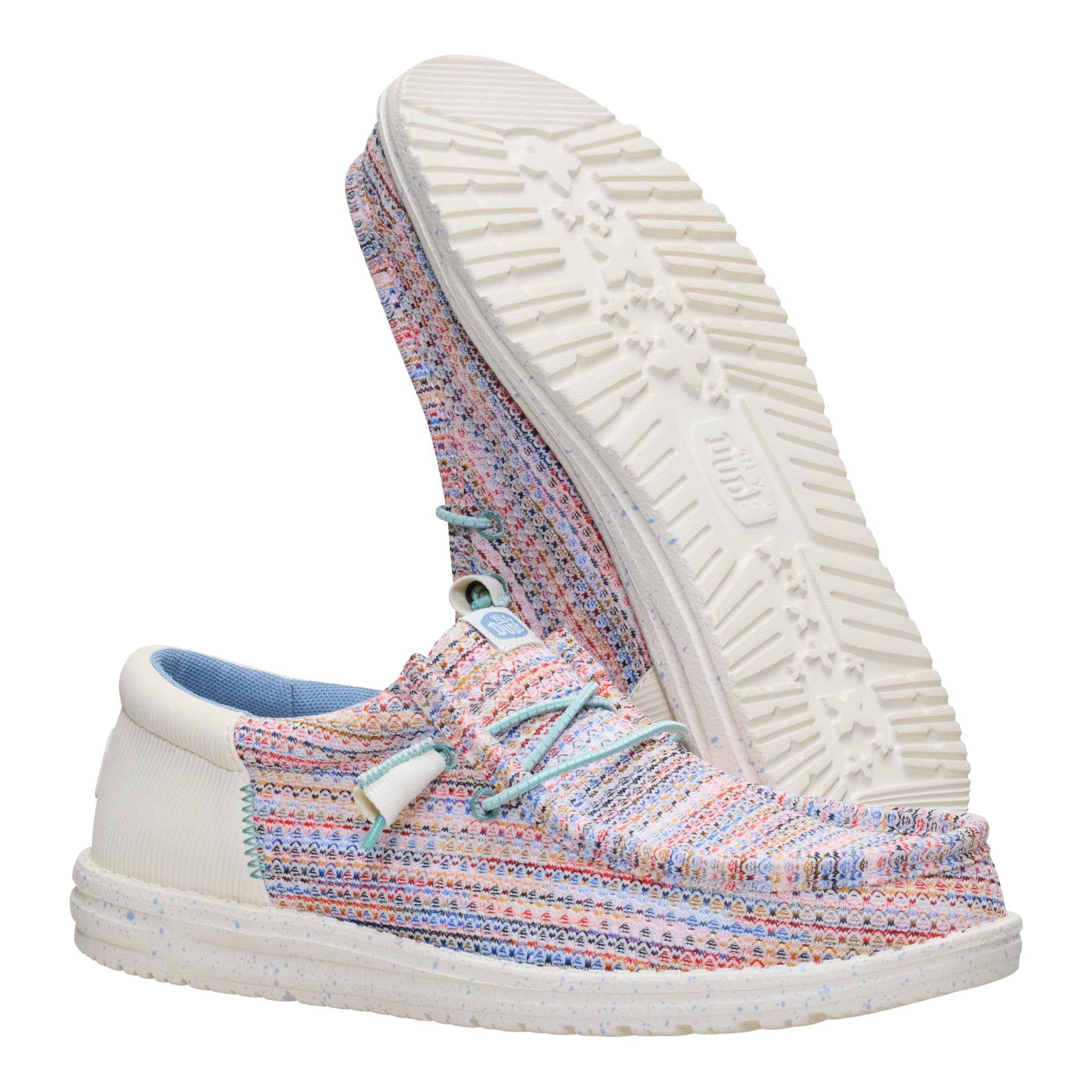 HEYDUDE Wally Funk Multi Mesh Slip On - Zapatos ligeros para hombre con ajuste flexible y transpirable