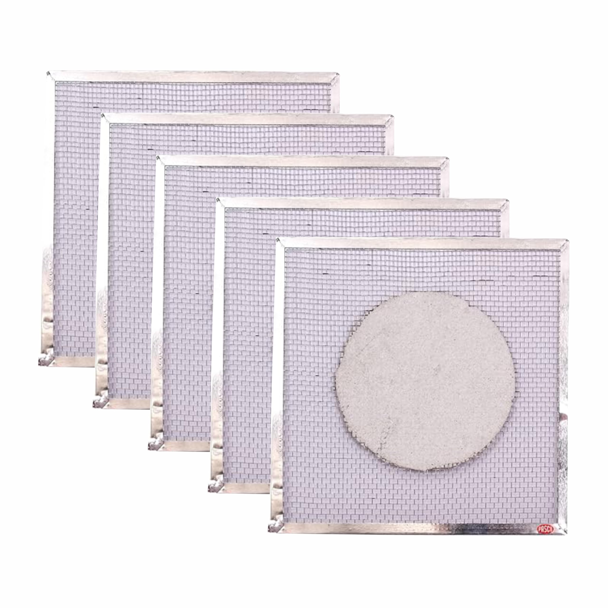 VVS Iron wire gauge big size high quality 5 pcs for laboratory with frame and filter paper center for heating with flame on bunsen burner laboratory experiments-image-45