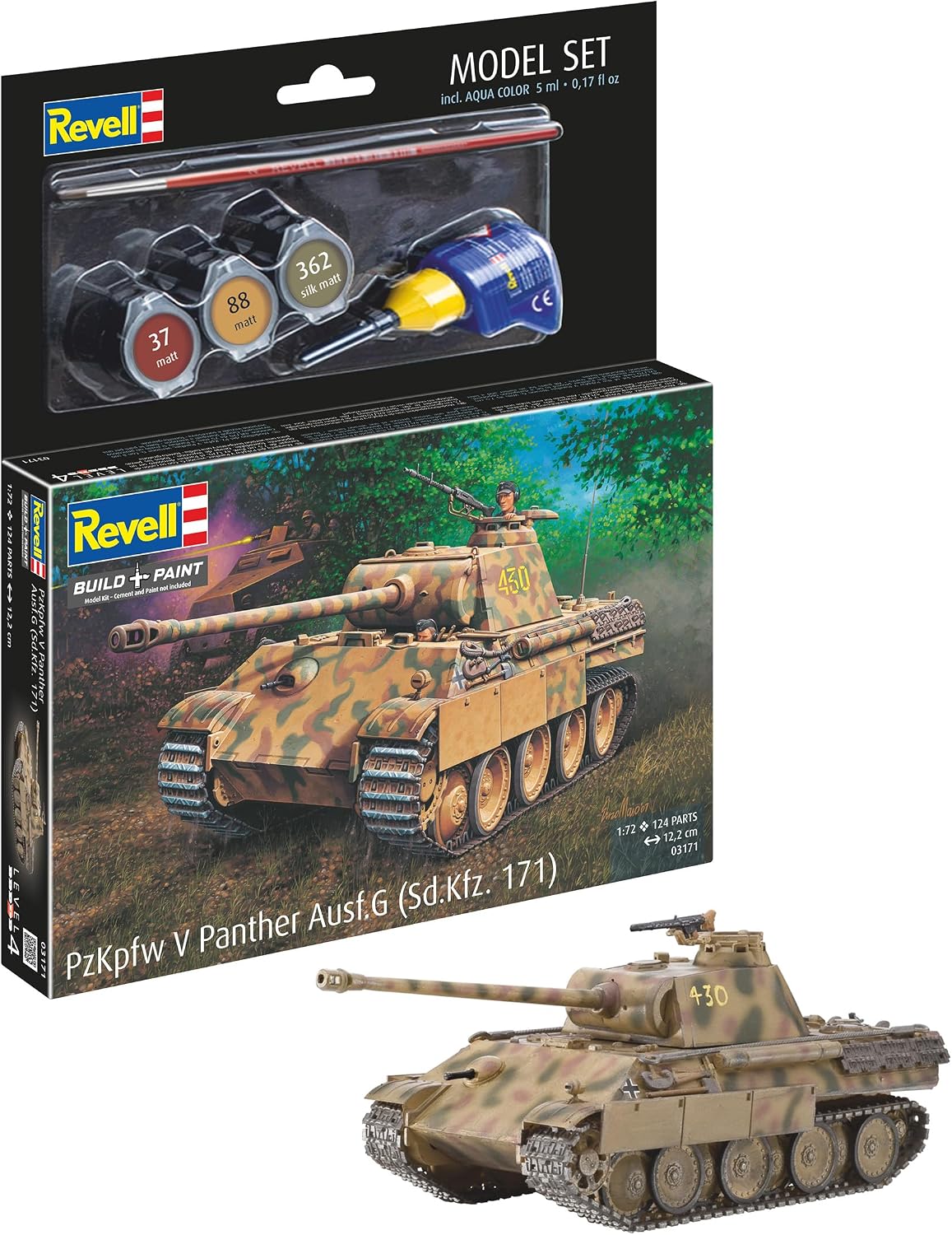 Revell M. Set Panther Ausf. G (Sd.Kfz. 171), Oyuncak