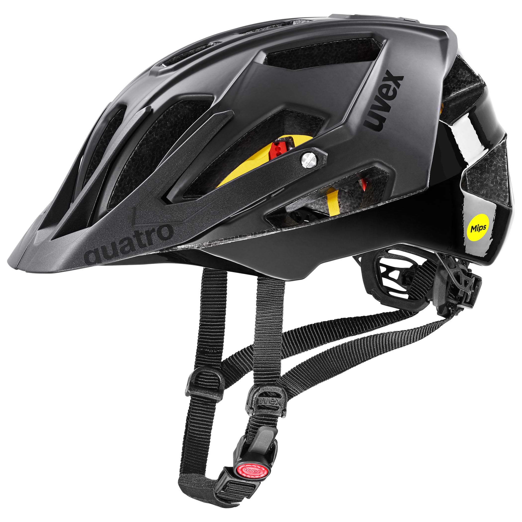 uvex Quatro CC MIPS, Casco MTB Seguro Unisex, Sistema MIPS, Visera Regulable
