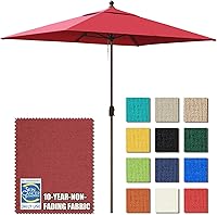 Vista 41 de EliteShade Paraguas de mercado para patio, sombrilla de mesa al aire libre con ventilación y 10 años que no se decolora
