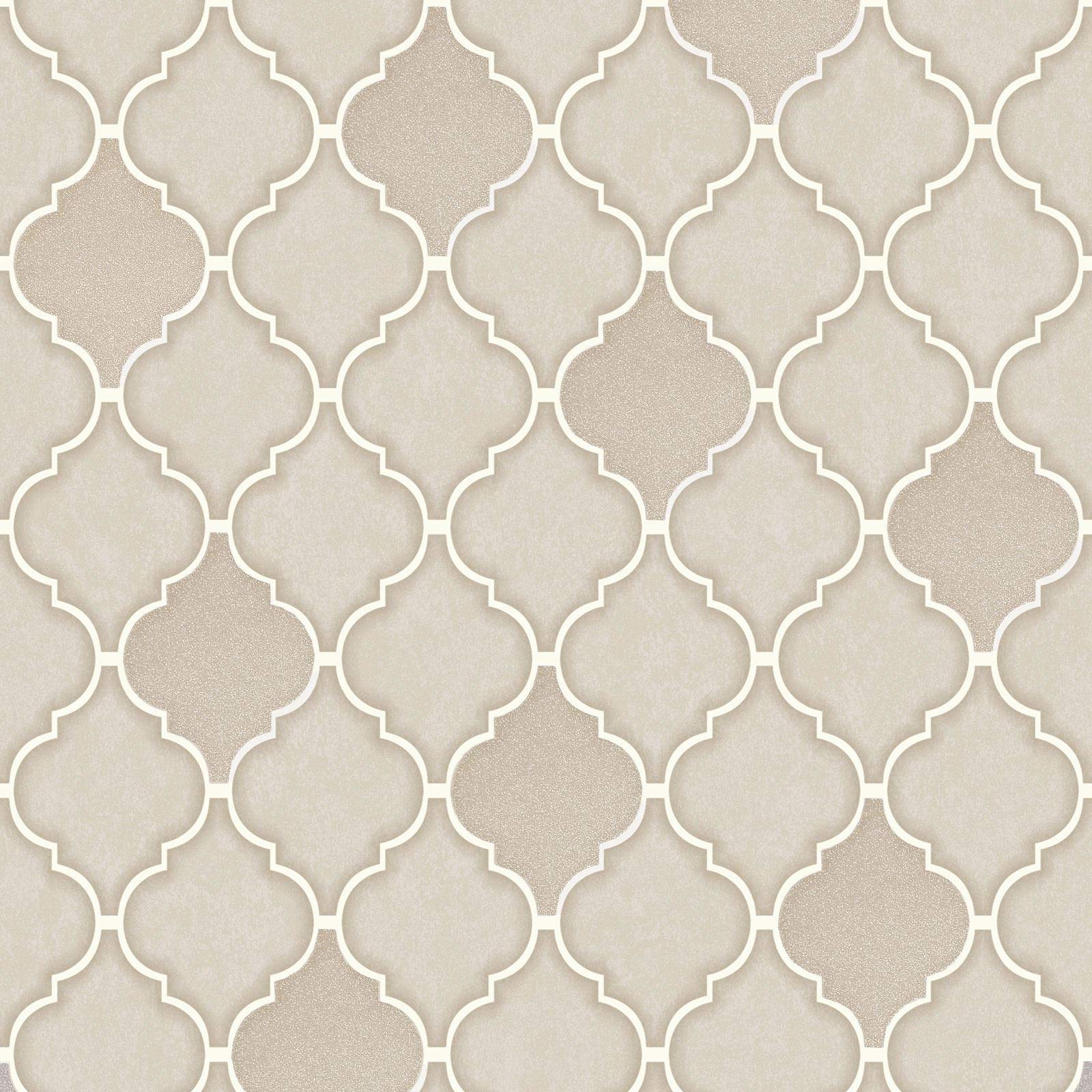 Holden Decor Trellis Tile Stone Wallpaper 89310 5022976893108