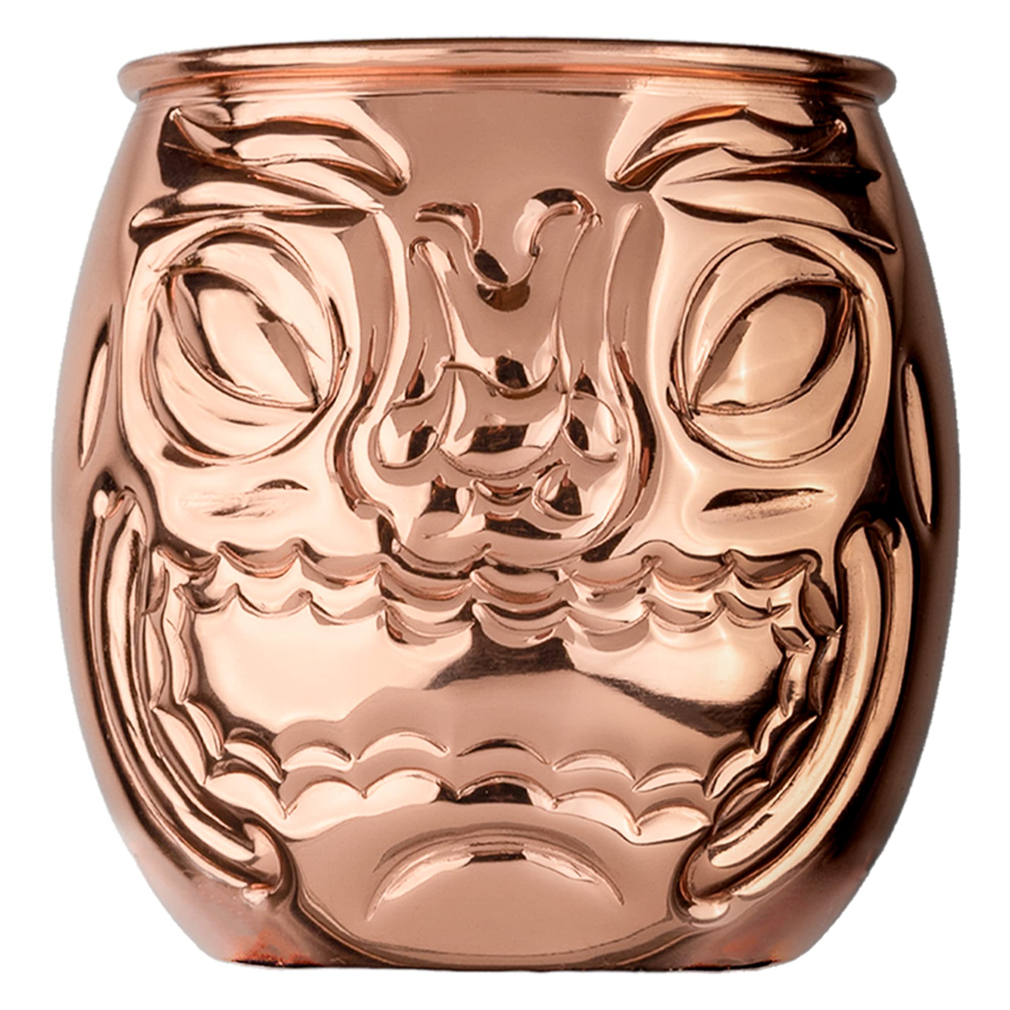 Prince of Scots Happy/Sad Copper Barrel Tiki Mug