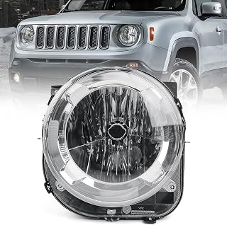 Huray Left Headlight Assembly for Renegade 2015-2018 Halogen Type