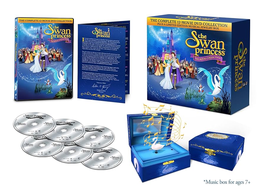 マイ・プリンセスDVD-set1,2 Amazon.com: The Swan Princess 12-Movie Limited Edition Gift