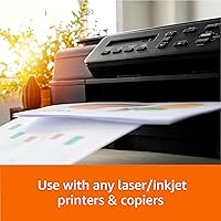 Vista 6 de Yaxa Basics Papel multiusos para copiadora e impresora, 8.5 x 11 pulgadas, 24 libras, 1500 hojas (3 paquetes de 500), brillo 97, blanco