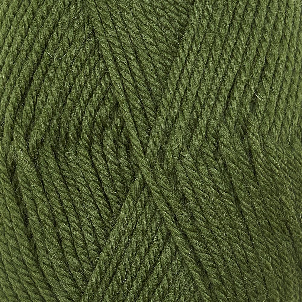100% czysta włóczka wełniana Superwash zestaw 3 motków (150 g) DK – prosto z Peru – miękka błękitna, idealna do robienia na drutach i szydełkowania (zielony liść)