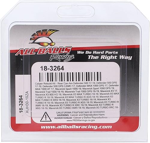 Miniatura 4 de All Balls Racing Kit de reconstrucción de pinza trasera 18-3264 compatible conreemplazo para Can-Am Maverick X3 17