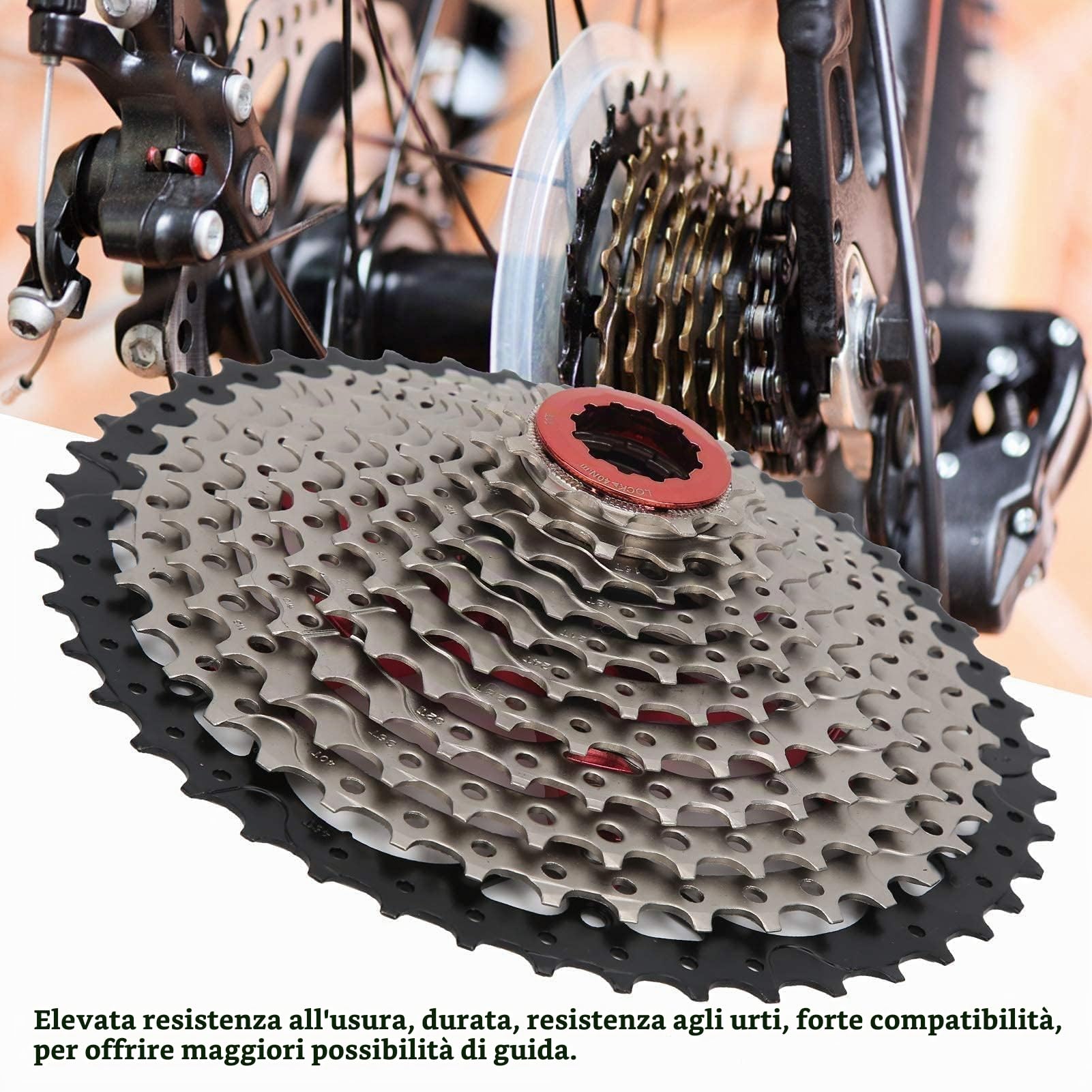 SUNGOOYUE Cassetta Pignoni per Bicicletta 11 Velocit¨¤ 11-46 Denti