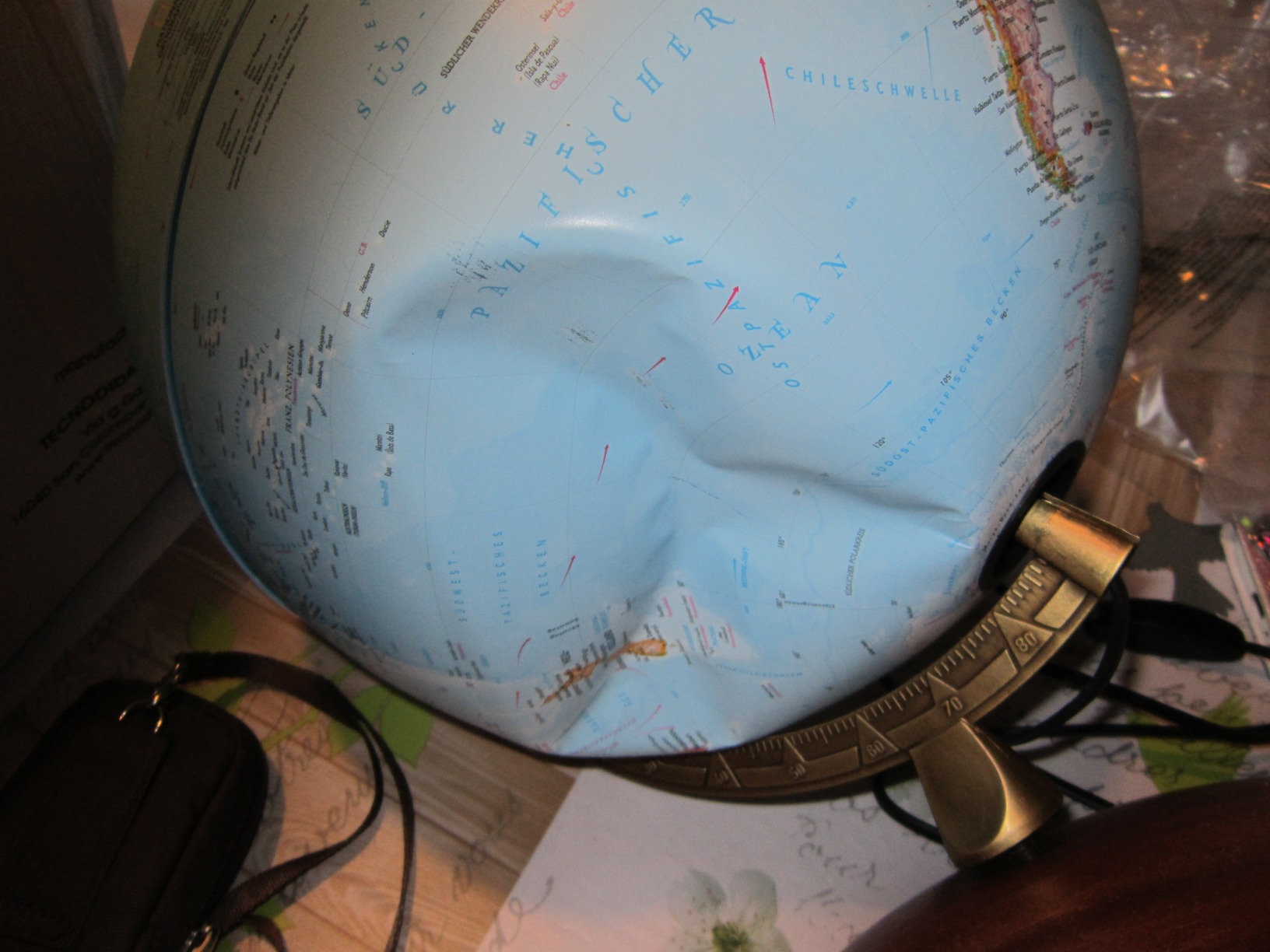 National Geographic - Leuchtglobus im klassischen Stil - 30cm Globus ...