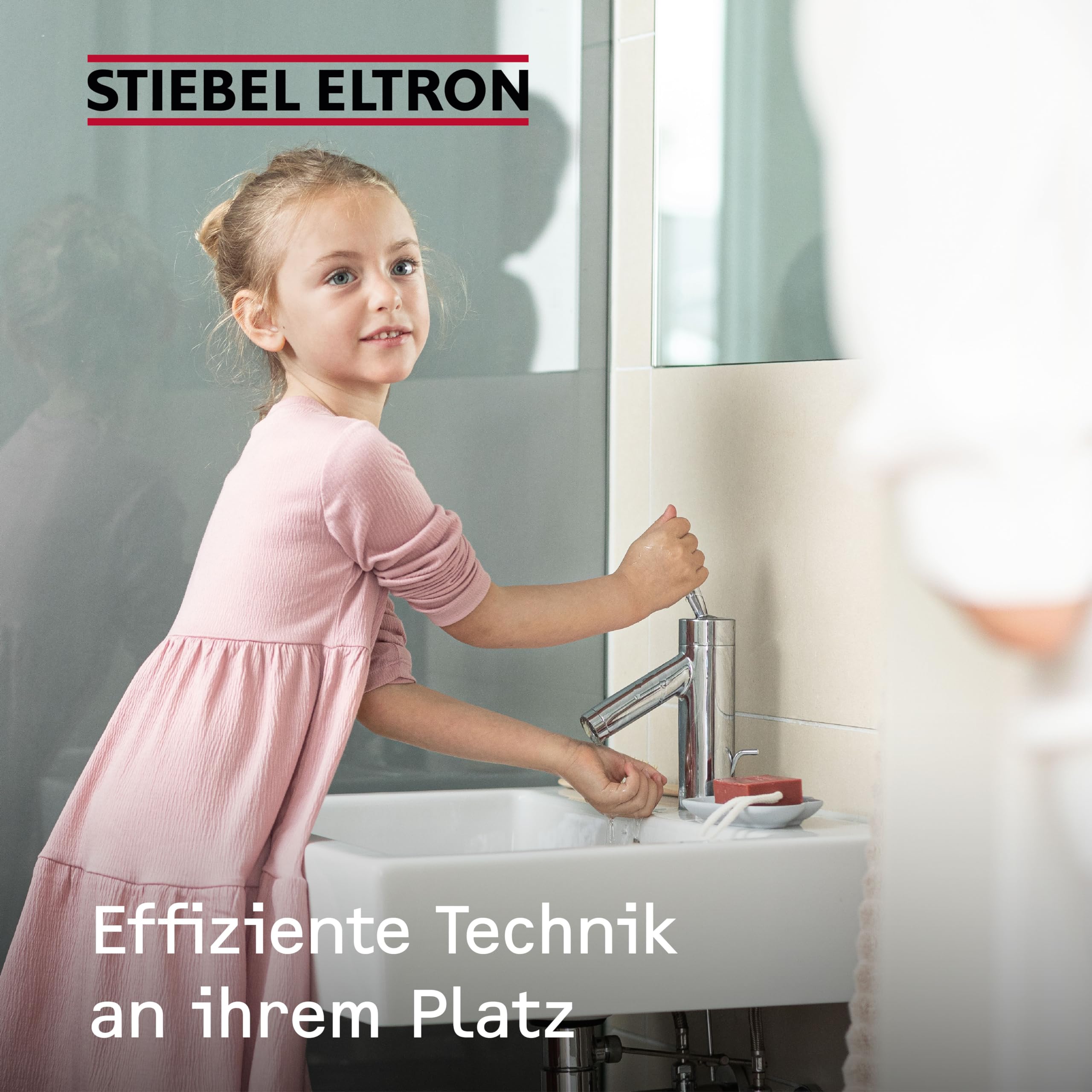 STIEBEL ELTRON hydraulischer Mini Durchlauferhitzer DNM 3 nur fürs Handwaschbecken, 3,5 kW, mit Stecker 230V, drucklos, VDE geprüft, 185411