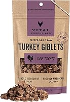 Vista 1 de Vital Essentials Golosinas liofilizadas para perros, menudas de pavo, un solo ingrediente, calidad premium, golosinas de entrenamiento sin granos