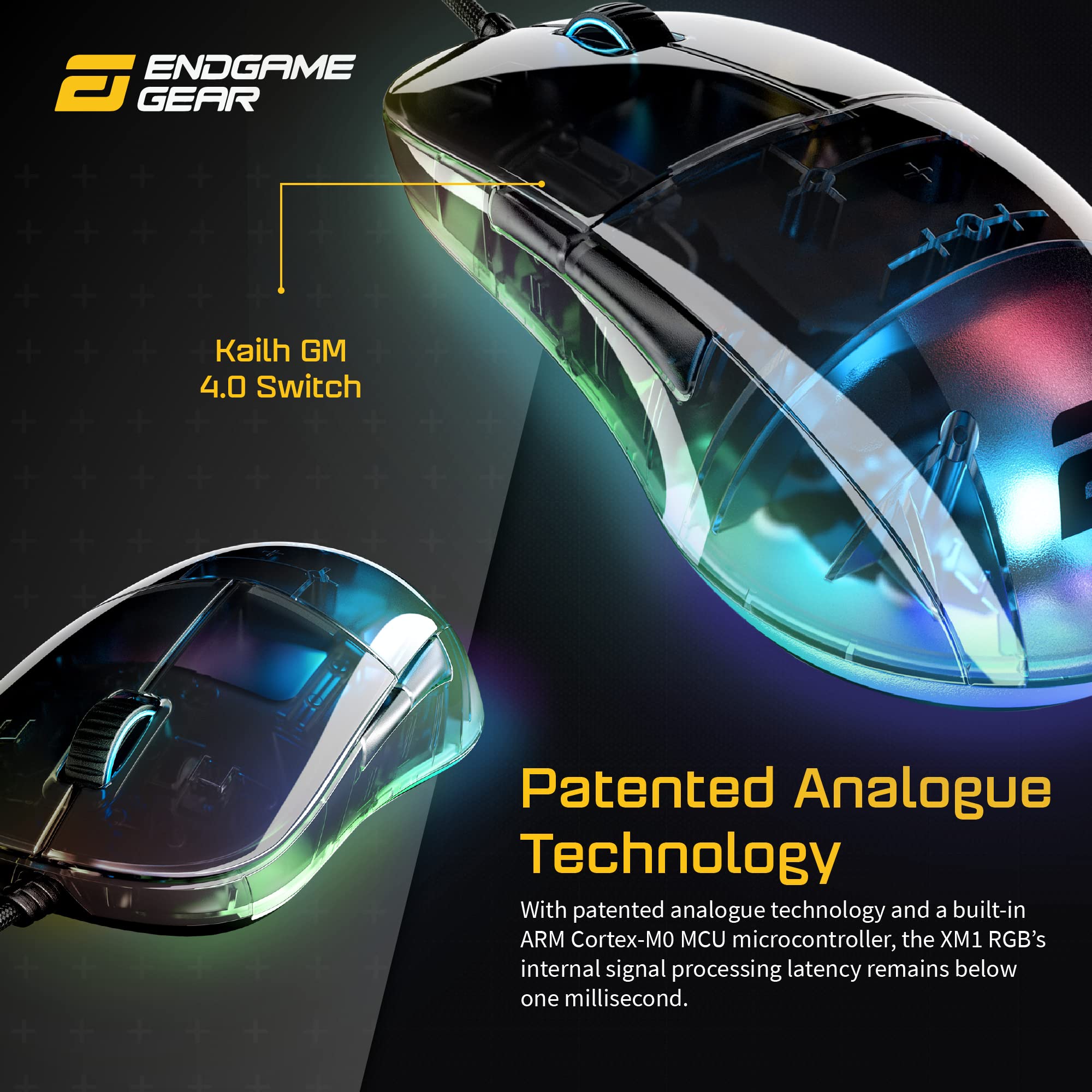 Amazon.co.jp: ENDGAME GEAR XM1 RGB ゲーミングマウス PMW3389