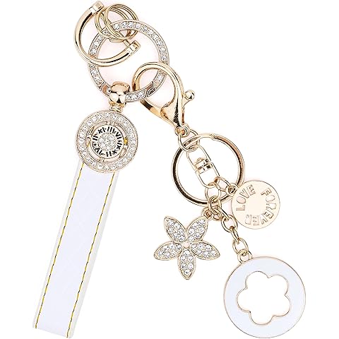 Keychain With Shell Pretty Key Chains for Women Cute Girls Gifts Car Key Rings Fema...