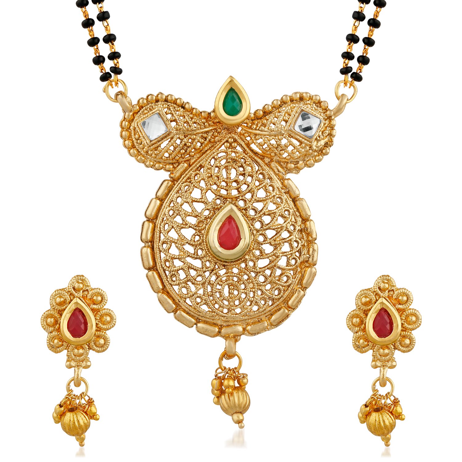 Sukkhi Trushi Traditionally Unique Designer Mangalsutra Set For Women