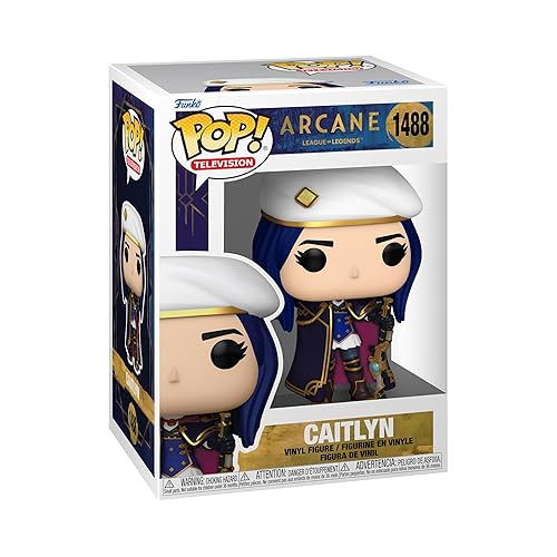 Funko POP! Animation: Arcane: League of Legends - Caitlyn - Vinyl-Sammelfigur - Geschenkidee - Offizielle Handelswaren - Spielzeug Für Kinder und Erwachsene - TV Fans - Modellfigur Für Sammler