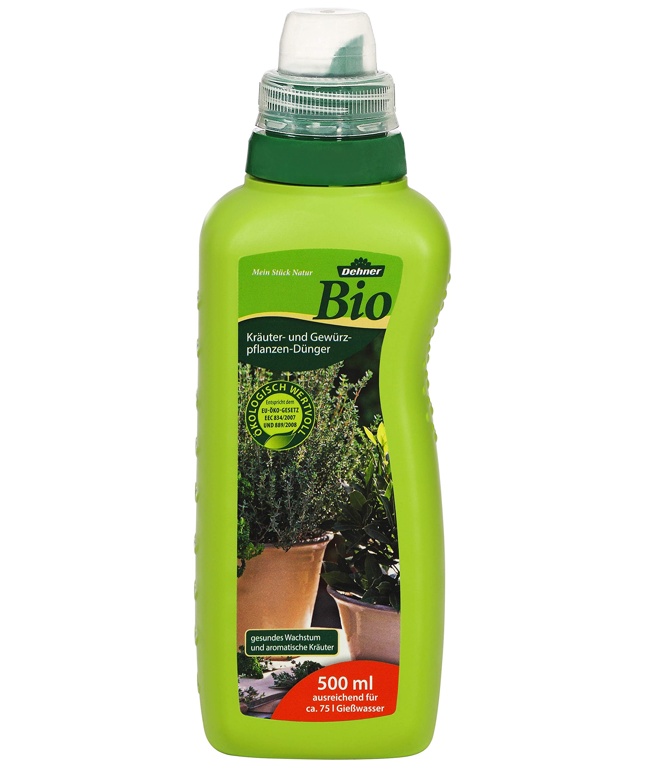 Dehner Bio Kruter- und Gewrzpflanzen-Dnger, flssig, 500 ml, fr ca. 75  l : Amazon.de: Garten