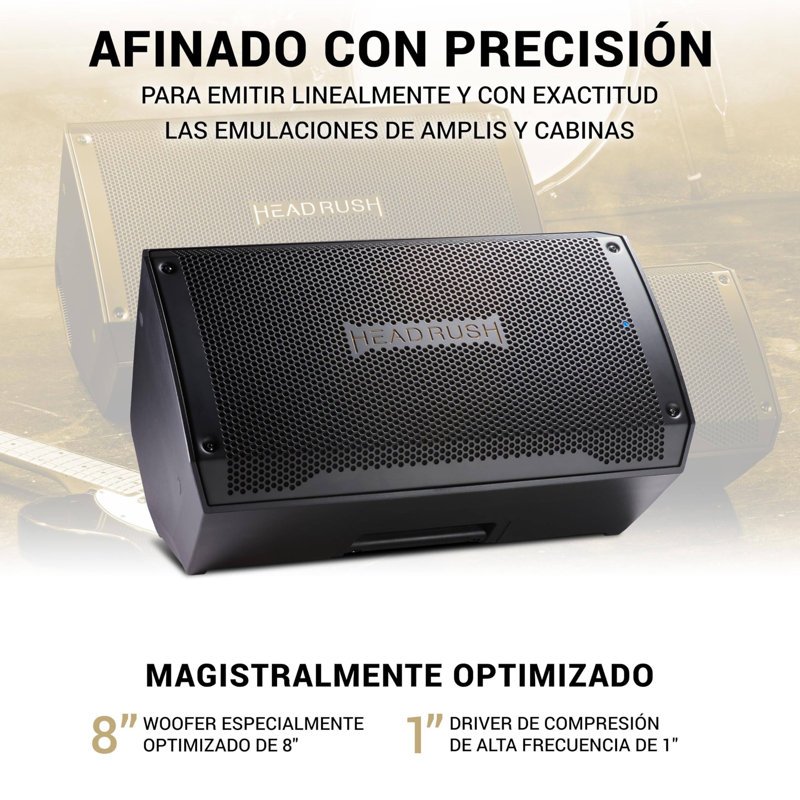 HeadRush Core y FRFR108 MK2 - Procesador de modelado de amplis de FX para guitarra y voz, y 8-inch Ampli para Guitarra/Bajo 2000W, con Bluetooth