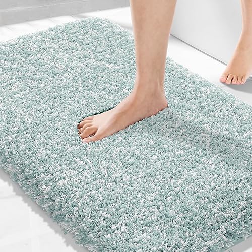 Miniatura 96 de Yimobra Alfombras de Baño Antideslizantes Lavables, Ultra Suaves y Absorbentes de Agua, Alfombras de Baño Pequeñas, Alfombra de Ducha Externa