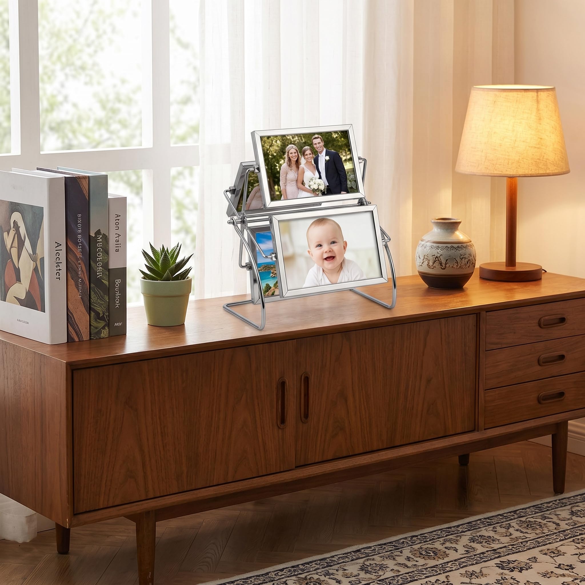 Amazon.com - Yosoo Photo Frame, Rotatable Ferris Wheel Family