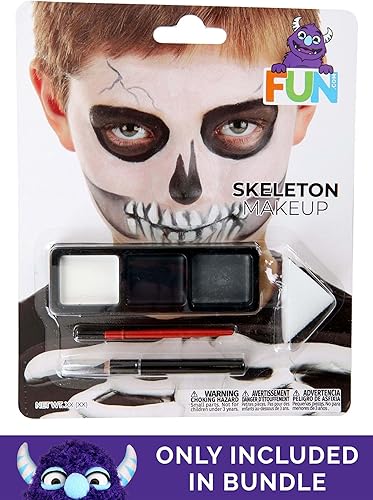 Miniatura 2 de Disfraz del Día de los Muertos de gamuza sintética para hombre