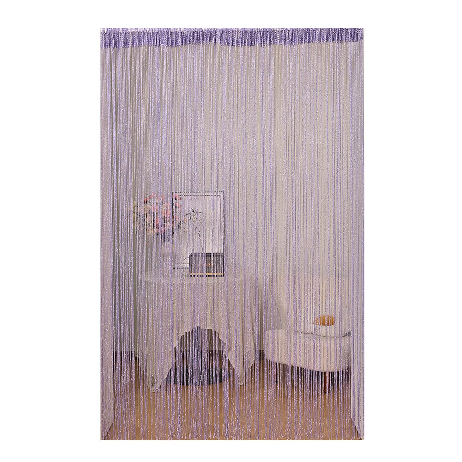 Jazuaiao Ventilated Line Window Curtain Additional Polyster Fiber Culicid Barrier Quick Arrange for Bedroom Sitting Room Flat Window Screen