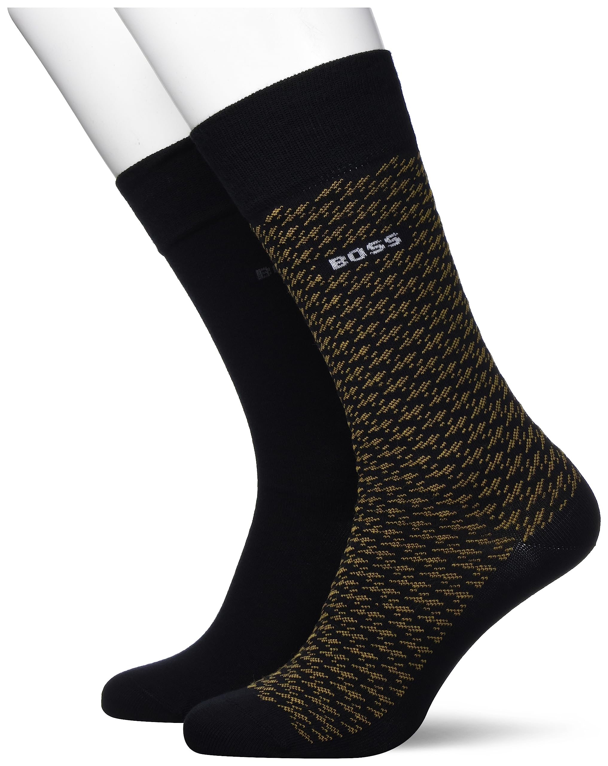 BOSSMens 2P RS Minidiagonal C 10251091 01 Socks (pack of 2)