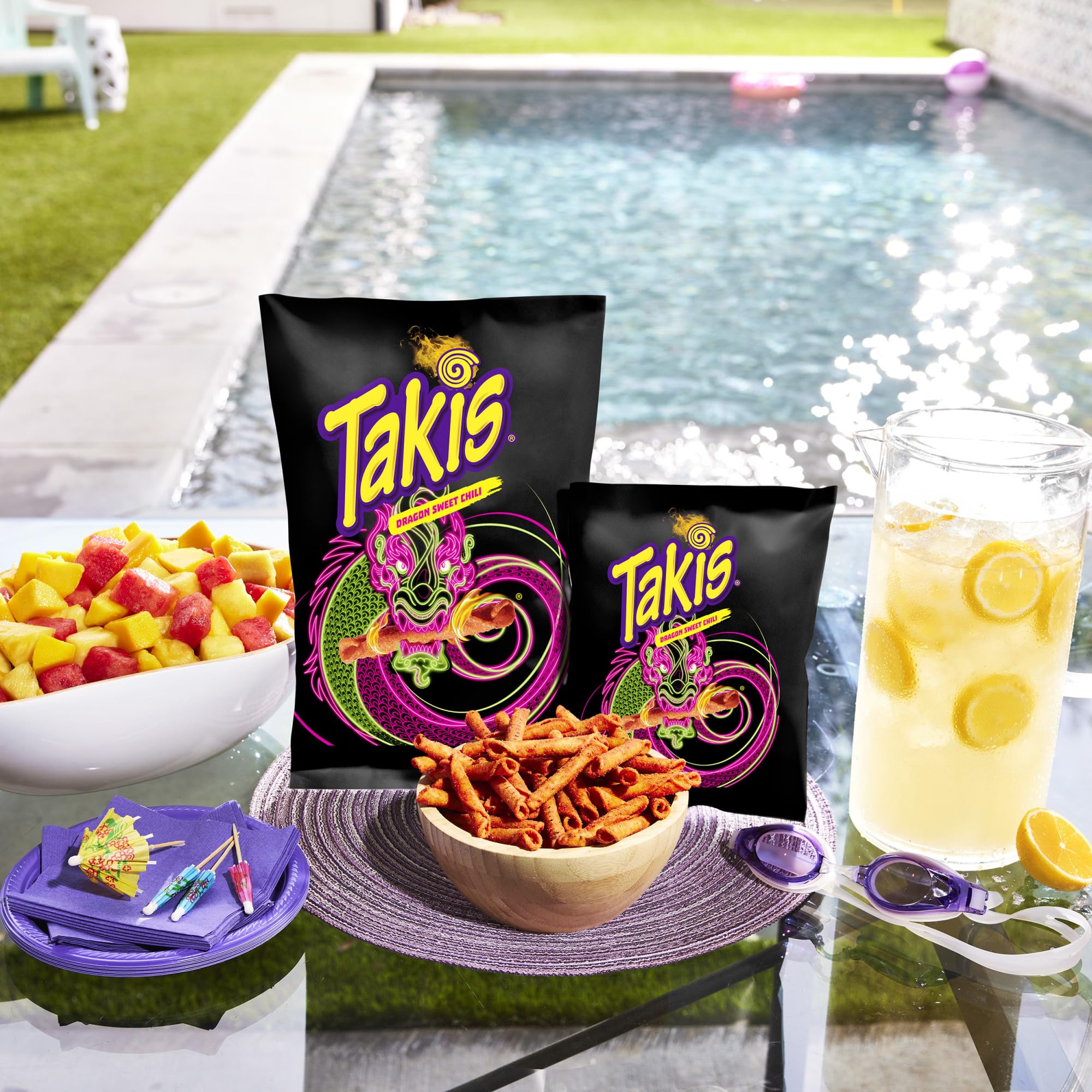 Amazon.com: Takis Dragon Sweet Chili Sharing Size Bag, Spicy Sweet