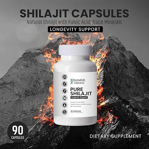 Miniatura 2 de Shilajit 100% puro, shilajit orgánico del Himalaya para hombres y mujeres, más de 85 minerales traza ricos en ácido fúlvico, suplemento Shilajit