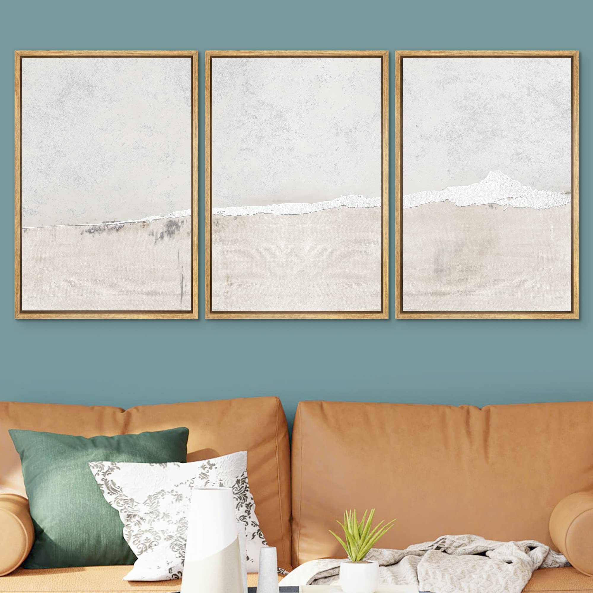Amazon.com: SIGNWIN Framed Canvas Print Wall Art Set Industrial