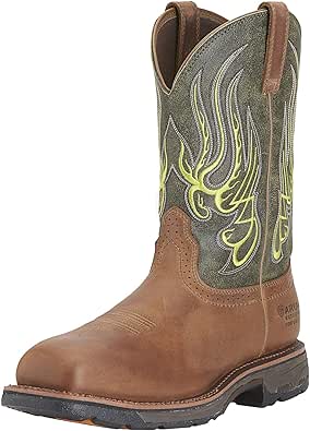 Ariat Sierra Saddle - Botas De Trabajo Con Puntera De Acero Para Hombre