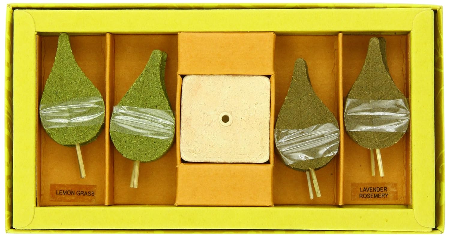 Maroma Incense Leaves, Lavender Rosemary and Lemongrass Amazon.in