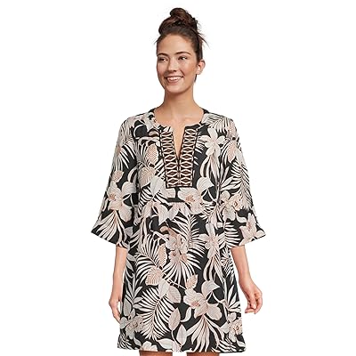 Tommy Bahama Stamped Lucia Blooms Tunic Dress Women