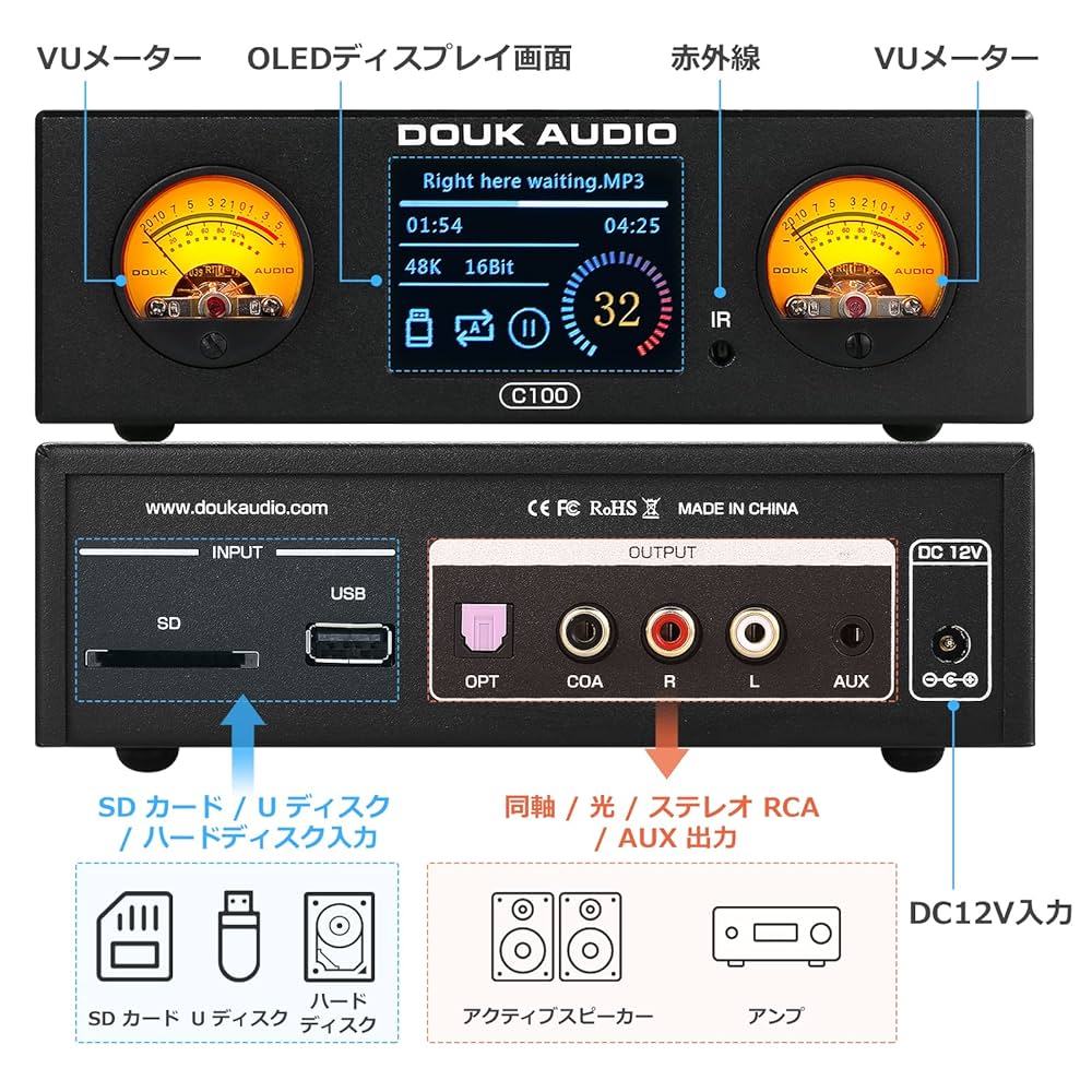 Nobsound C100 PRO ハイレゾESS9038プリアンプ Nobsound C100 PRO ハイレゾ ESS9038 プリアンプ Bluetooth