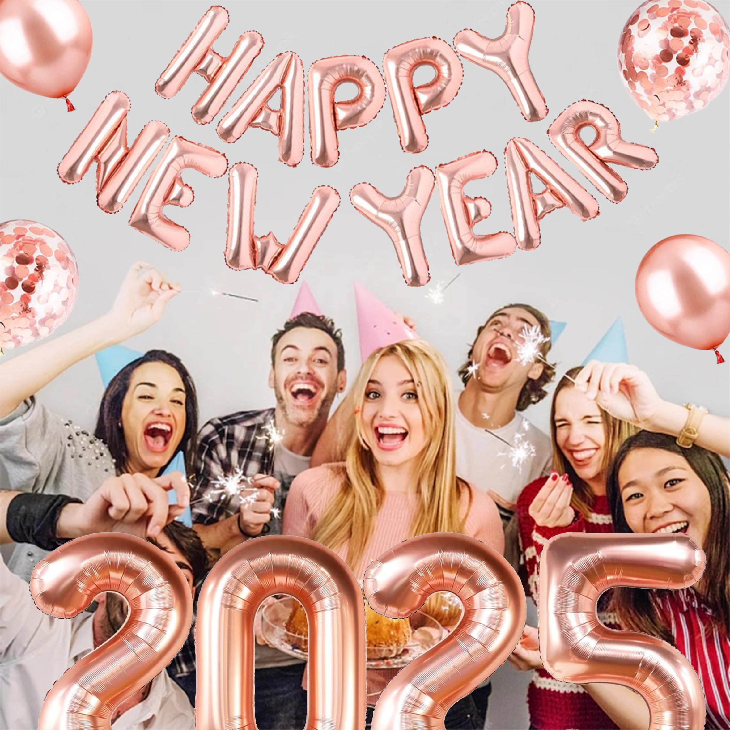 Happy New Year ナンバーバルーン新年 楽天市場】【お買い物マラソン】お正月 飾り 2025 ナンバー