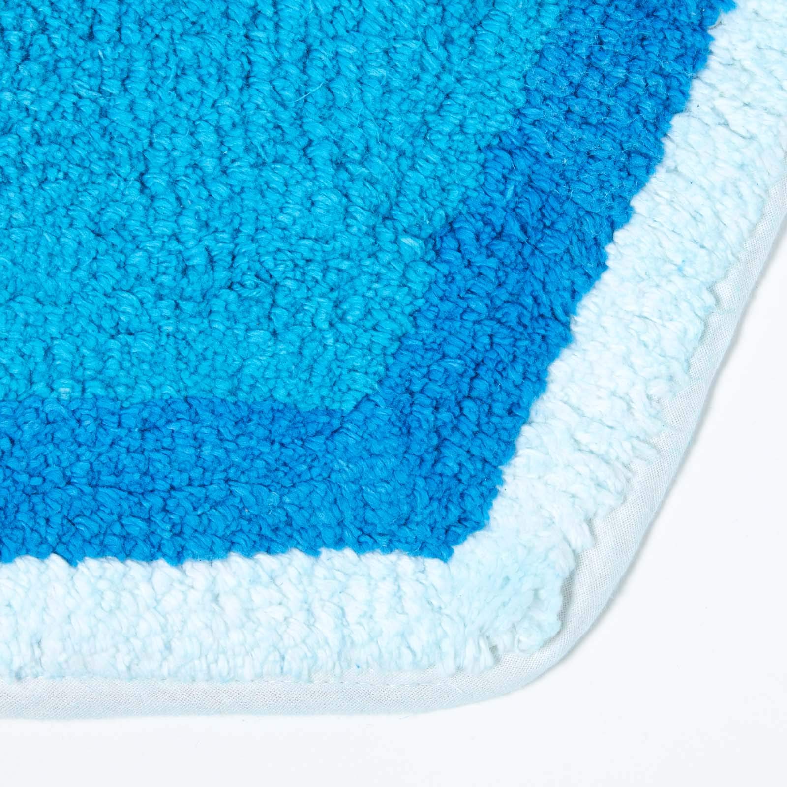 Tappeto Elefante Homescapes - 100% Cotone, Tuftato A Mano, 60x85 Cm, Lavabile, Per Cameretta O Bagno, Blu