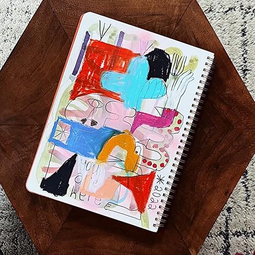 Miniatura 6 de Kolo - Libro multimedia mixto de 5.5 x 8.5 pulgadas, encuadernado en espiral, 184 libras300 gsm, ideal para medios húmedos y secos