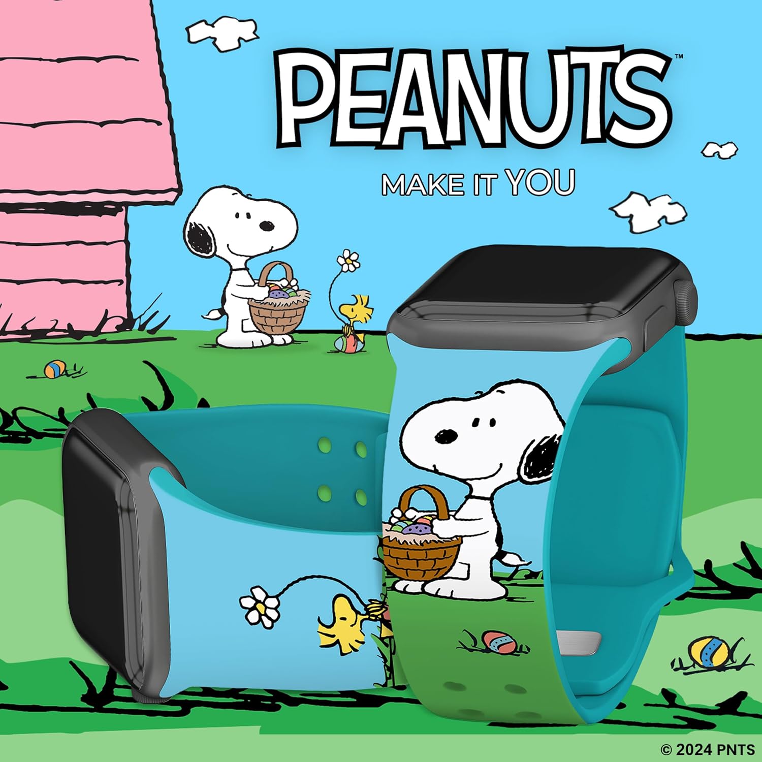 Peanuts Easter HD Watch Band Compatible with Apple Watch