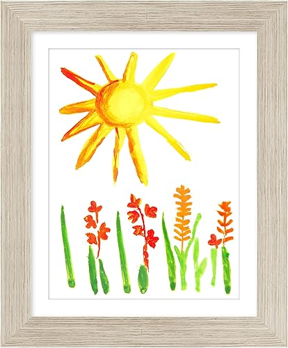 Miniatura 9 de Americanflat - Marco para arte infantil de 10 x 12.5 pulgadas, con carga frontal, marco de 8.5 x 11 pulgadas con paspartú10 x 12.5 pulgadas sin