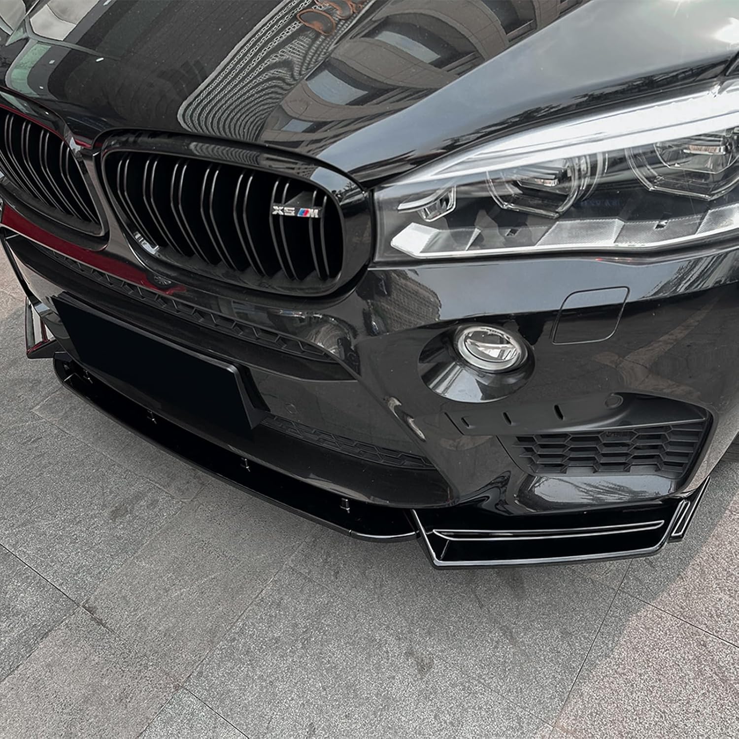 Front Spoiler Lip Splitter for BMW X5M F85 X6M F86 2015-2018