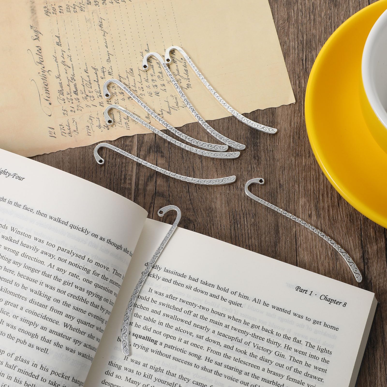 2 Pièces Marque-pages Dragons En Métal Marque-page