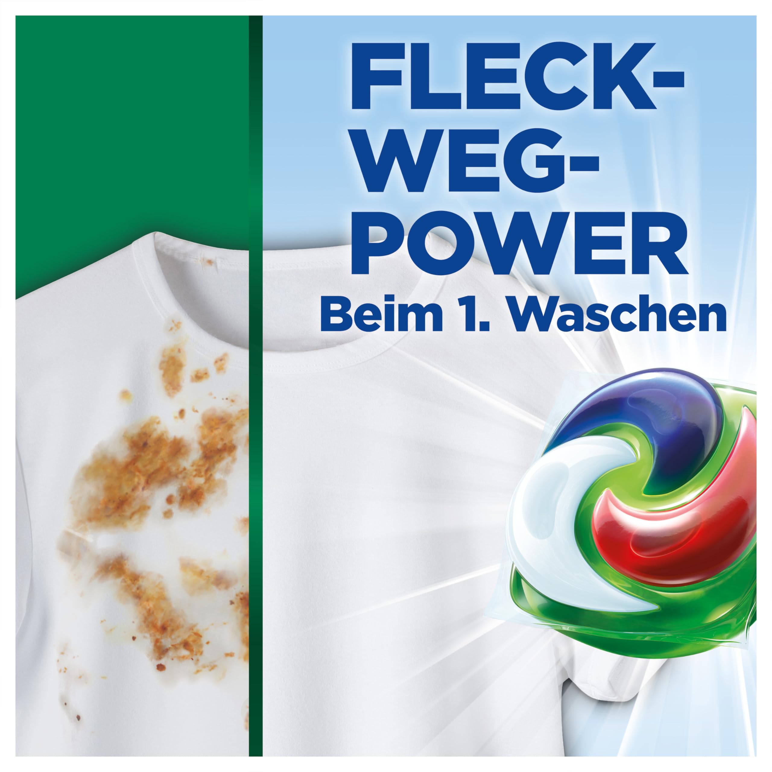 Ariel Waschmittel PODS All-in-1, Universal+ Waschmittel, 104 Waschladungen, Fleck-Weg-Power Beim 1. Waschen