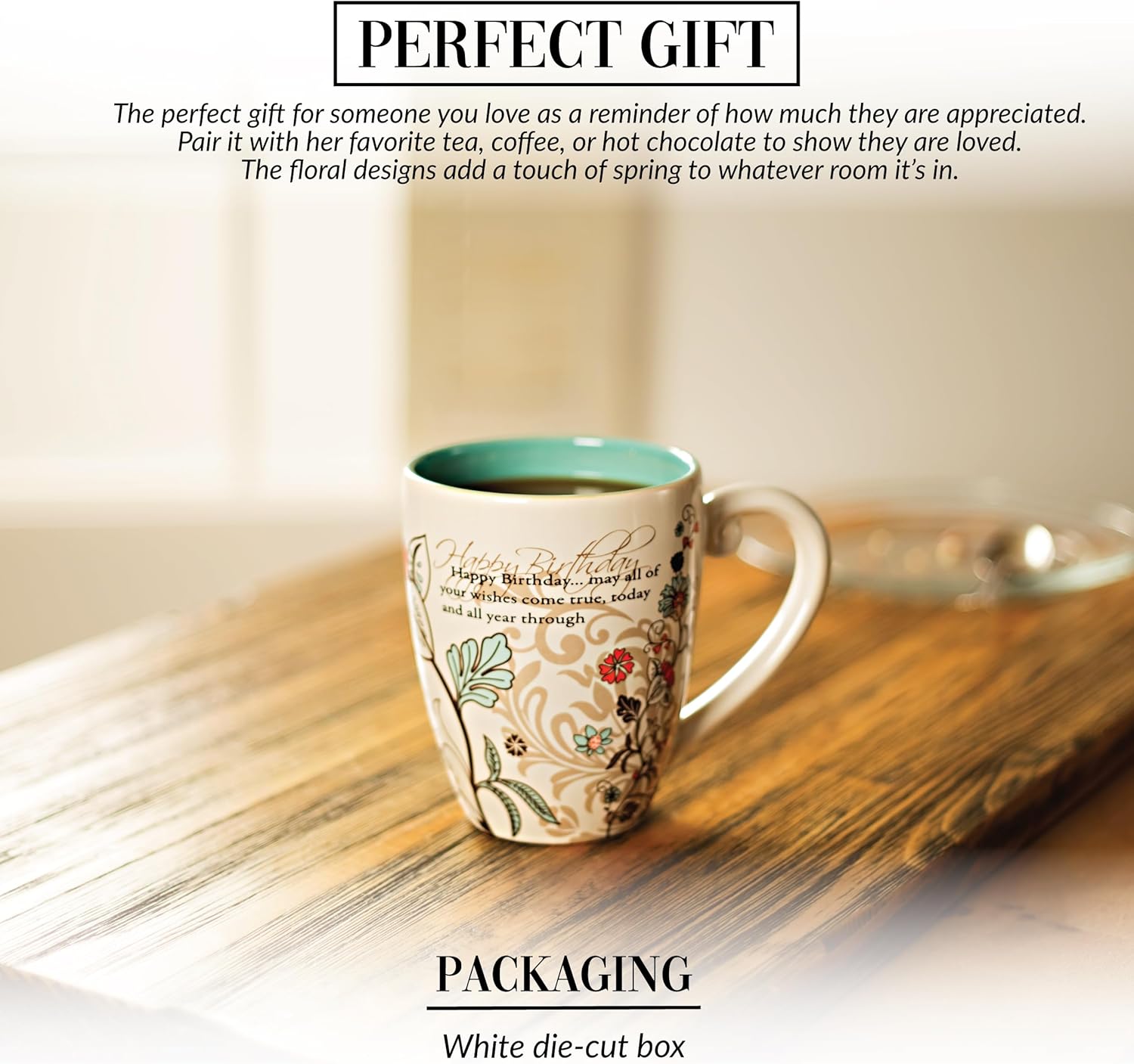 Mark My Words Happy Birthday Mug, 4-3/4-Inch, 20-Ounce Capacity - Image 3