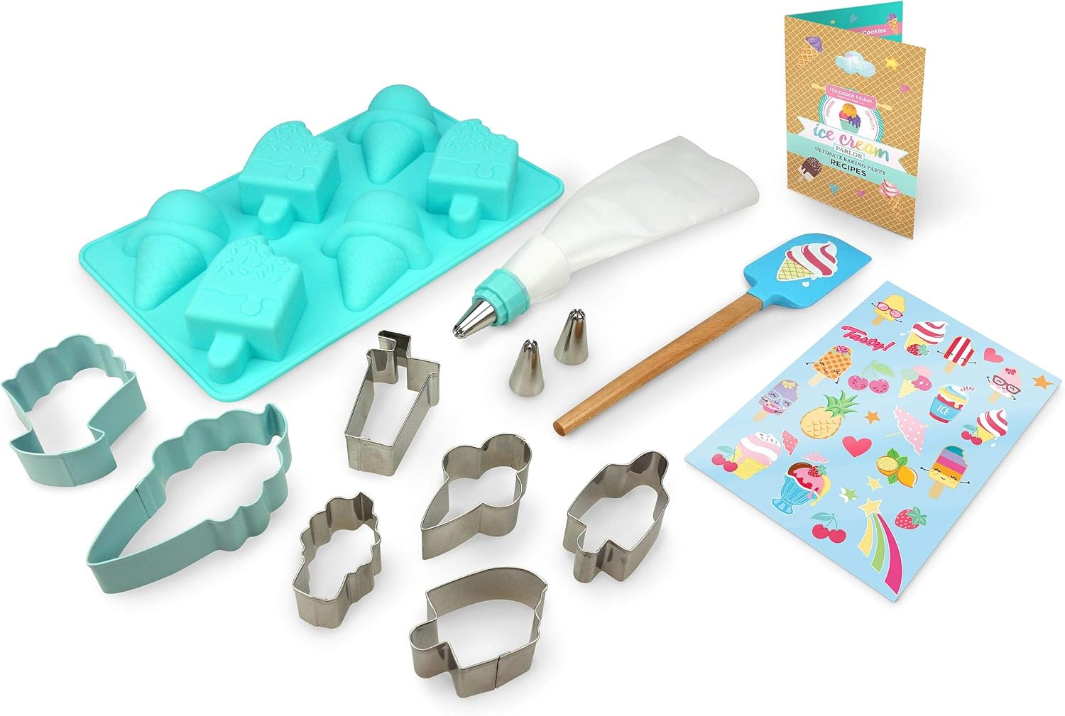 Handstand Kitchen Ice Cream Parlor 15-piece Ultimate Baking Party with Recipes