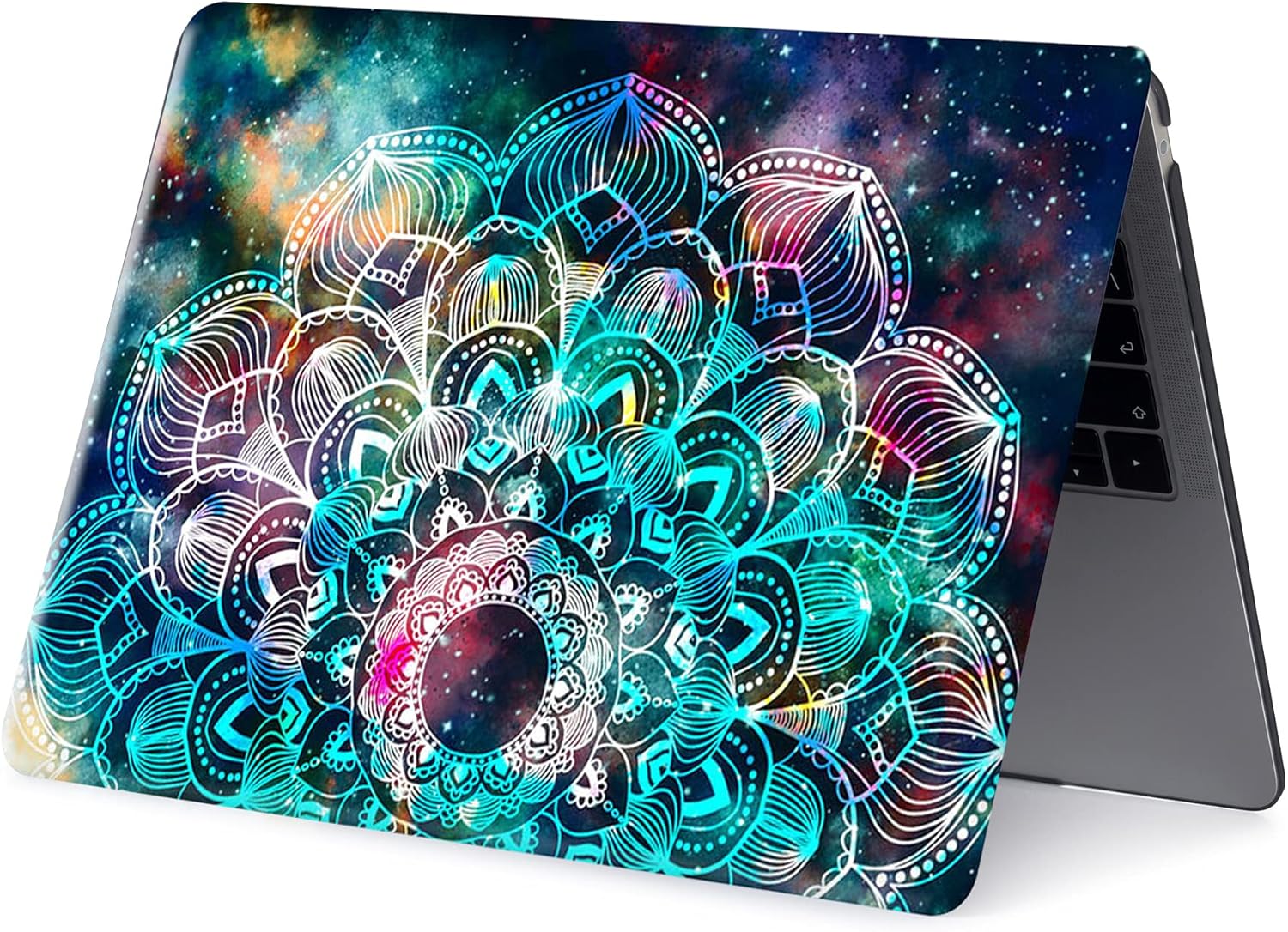 Hard Case & Keyboard Cover Skin Only Compatible with MacBook Air 11 inch (Models: A1370 & A1465), Plastic Pattern Laptop Hard Shell Case Protective Cover - Nebula Mandala