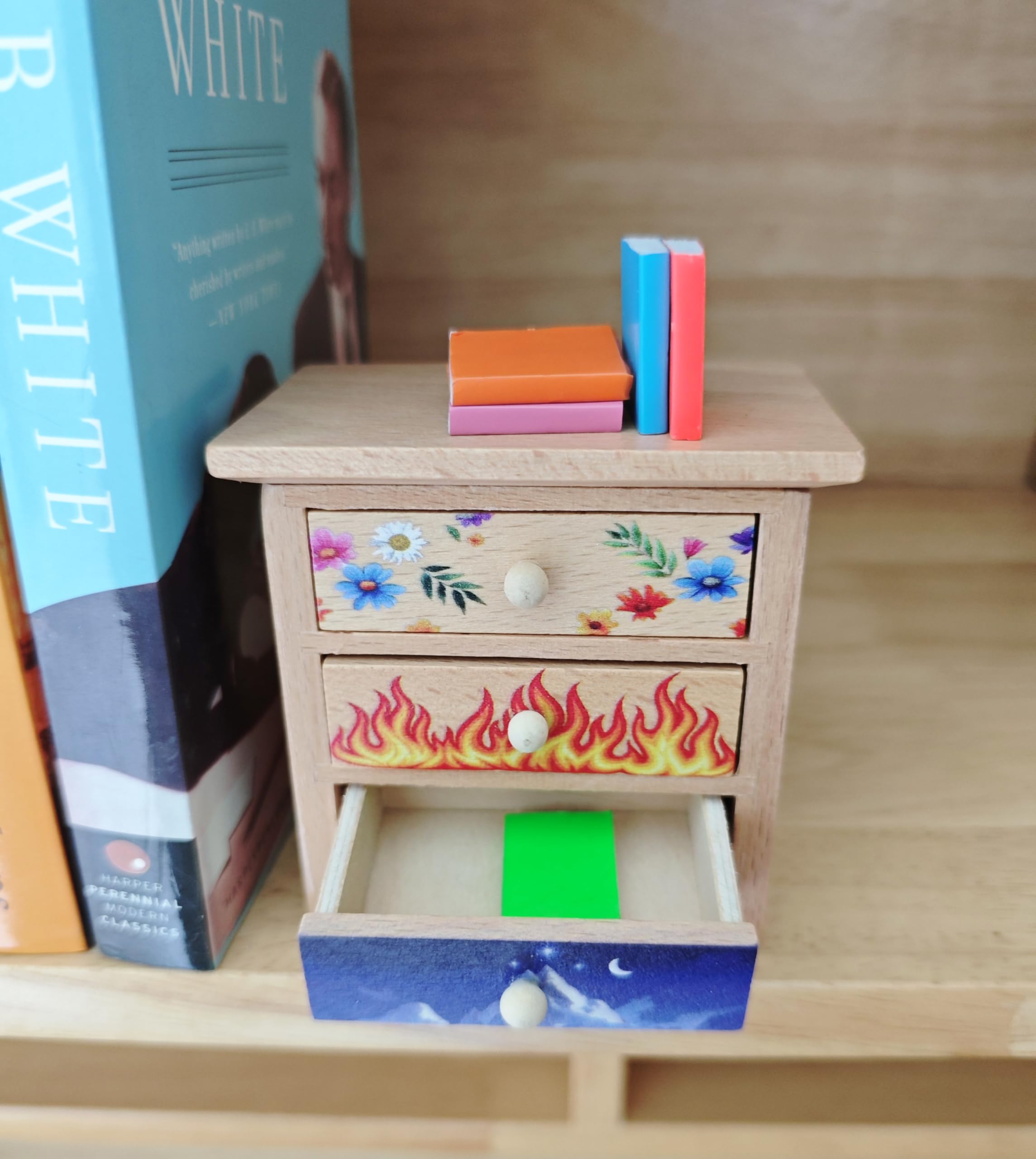 Amazon.com: Langjitianya ACOTAR Dresser Archeron Sisters' Dressers Inspired  by A Court of Thorns and Roses Dresser ACOTAR Bookshelf Decor Feyre's  Dressers with Miniature Books (2) : Toys & Games