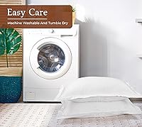 Vista 9 de ROYALE LINENS Paquete de 2 fundas de almohada de tamaño estándar de 20 x 26 pulgadas, microfibra cepillada, fundas de almohada de cama, resistentes